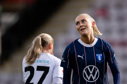Malmö FFs Beatrice Persson deppar