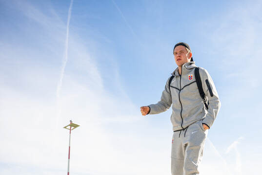 Jens Petter Hauge of the Norwegian national football team