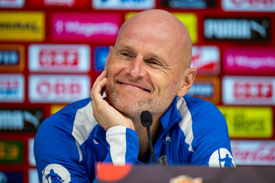 Ståle Solbakken, head coach of the Norwegian national