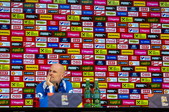 Ståle Solbakken, head coach of the Norwegian national