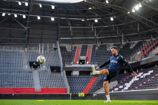 Aron Dønnum of the Norwegian national football team