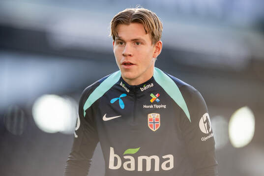 Jens Petter Hauge of the Norwegian national football team