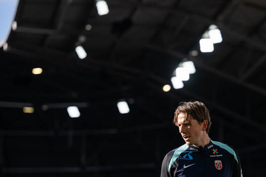 Sander Berge of the Norwegian national football team