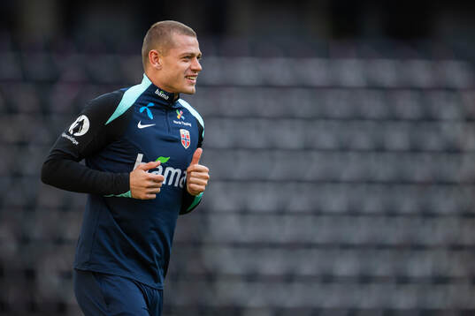 Julian Ryerson of the Norwegian national football team