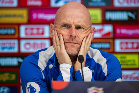 Ståle Solbakken, head coach of the Norwegian national