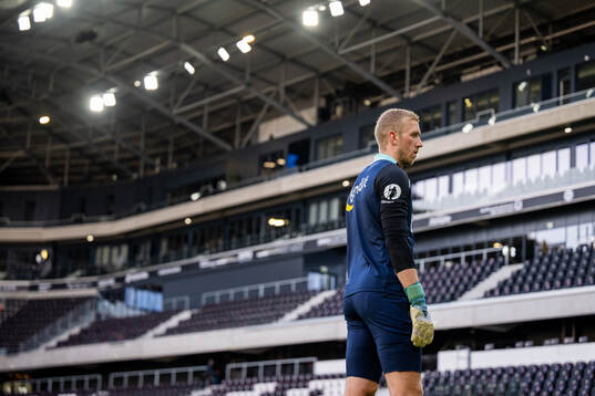 Goalkeeper Egil Selvik of the Norwegian national football