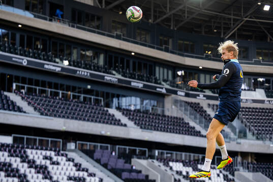 Morten Thorsby of the Norwegian national football team