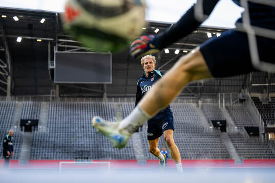 Morten Thorsby of the Norwegian national football team