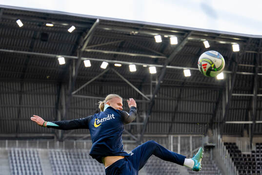 Erling Braut Haaland of the Norwegian national football team