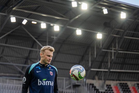 Sondre Langås of the Norwegian national football team