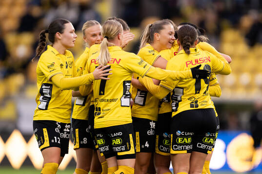 Elfsborgs spelare jublar
