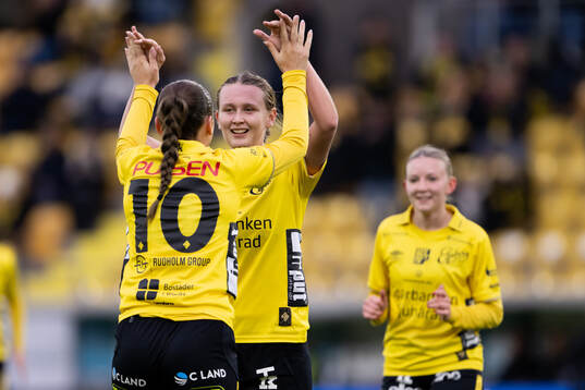 Elfsborgs Ellen Nilsson jublar