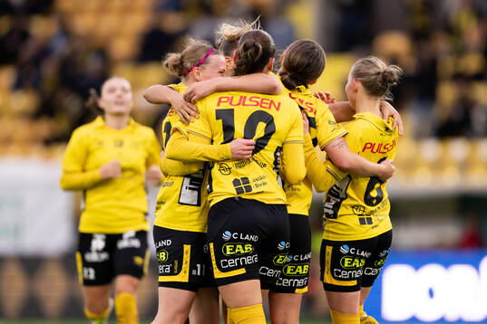 Elfsborgs spelare jublar