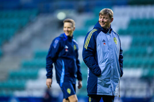 Head coach Jon Dahl Tomasson of the Swedish men's national