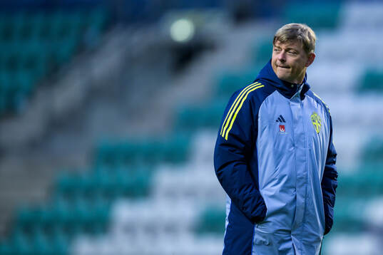 Head coach Jon Dahl Tomasson of the Swedish men's national