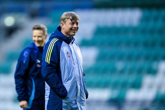 Head coach Jon Dahl Tomasson of the Swedish men's national