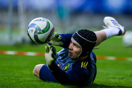 Goalkeeper Jacob Widell Zetterström of the Swedish men's