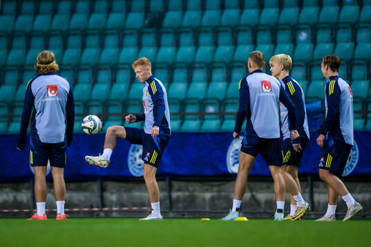 Hugo Larsson of the Swedish men's national football team