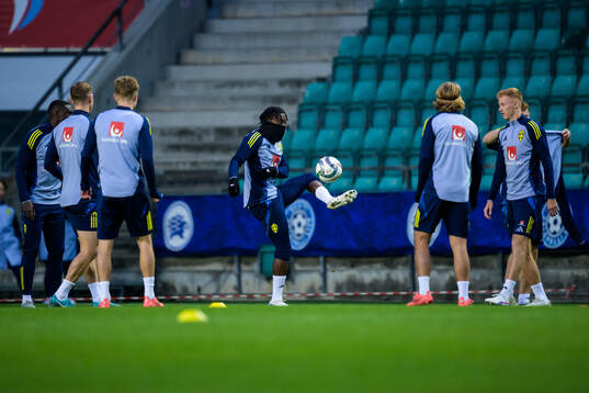 Anthony Elanga of the Swedish men's national football team
