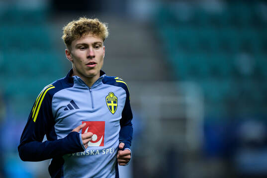 Hugo Bolin of the Swedish men's national football team