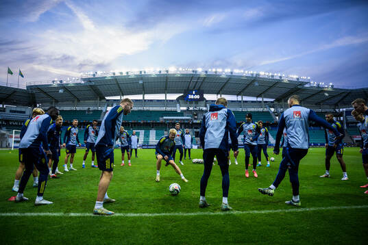 Ken Sema, Dejan Kulusevski, Lucas Bergvall, Yasin Ayari and