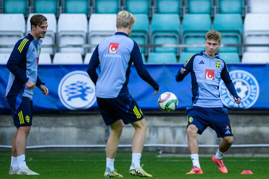Simon Olsson and Hugo Bolin of the Swedish men's national