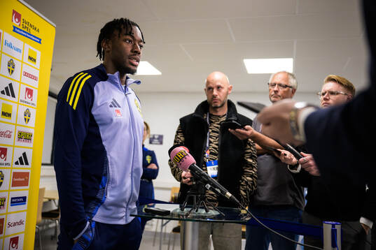 Anthony Elanga of the Swedish men's national football team