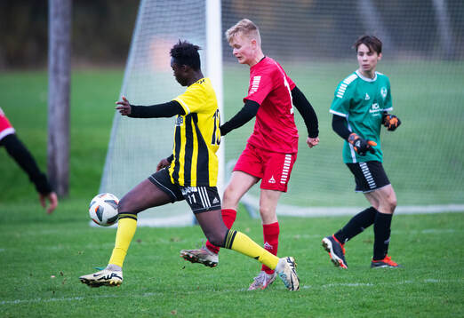 IFK Hässleholms Wisdom Anaedo i matchen i U19 mellan IFK