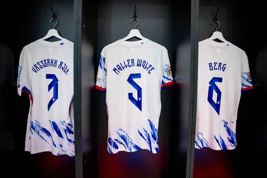 The kits of Kristoffer Ajer, David Møller Wolfe and