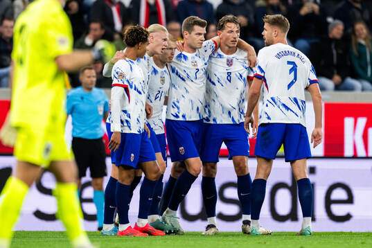 Andreas Hanche-Olsen, Alexander Sørloth, Sander Berge and