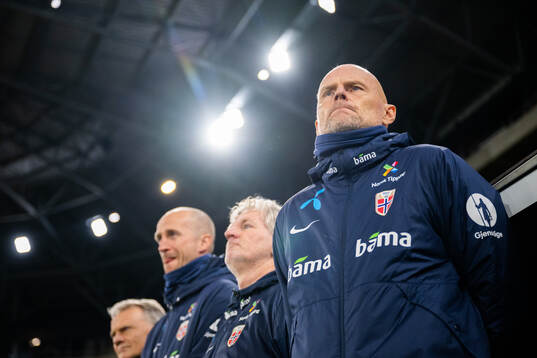 Head coach Ståle Solbakken of Norway