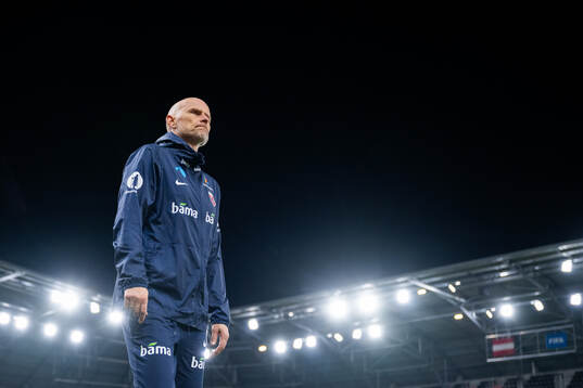 Head coach Ståle Solbakken of Norway
