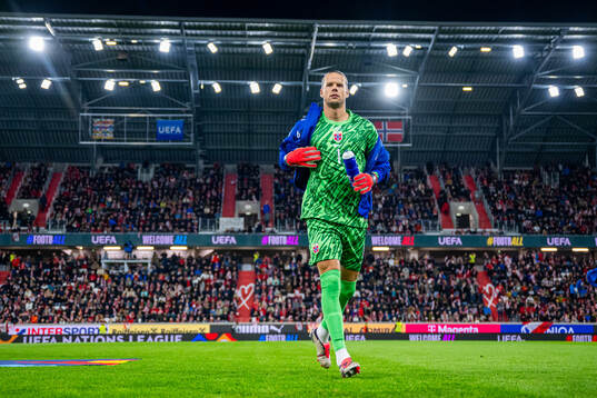 Goalkeeper Ørjan Håskjold Nyland of Norway