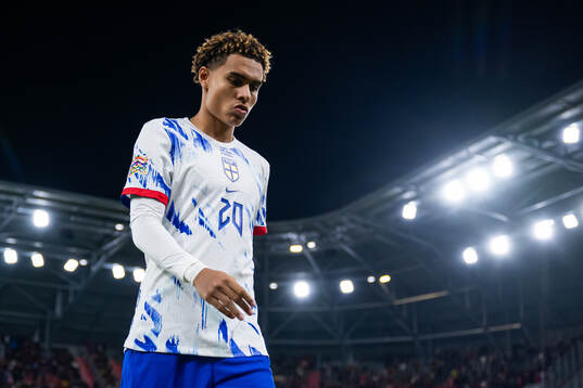 Antonio Nusa of Norway