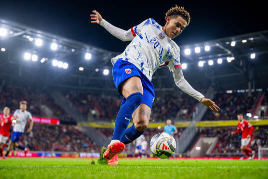 Antonio Nusa of Norway