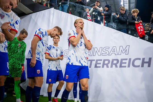 Morten Thorsby of Norway at half-time