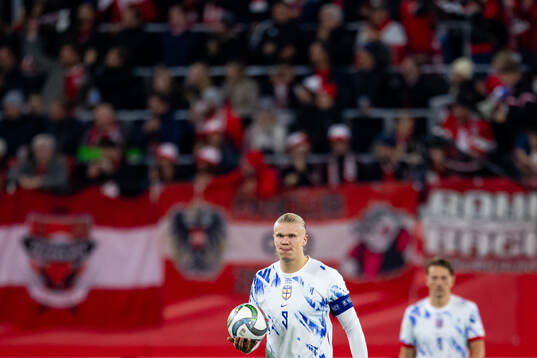 Erling Braut Haaland of Norway looks dejected
