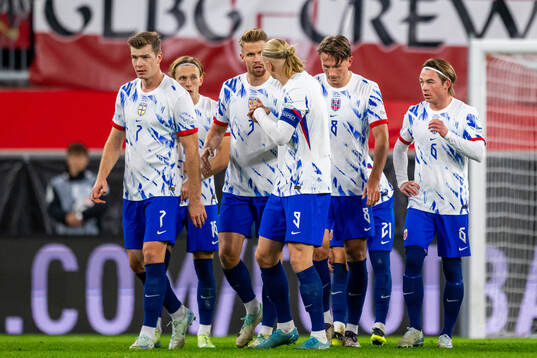 Alexander Sørloth, Kristoffer Ajer, Erling Braut Haaland,