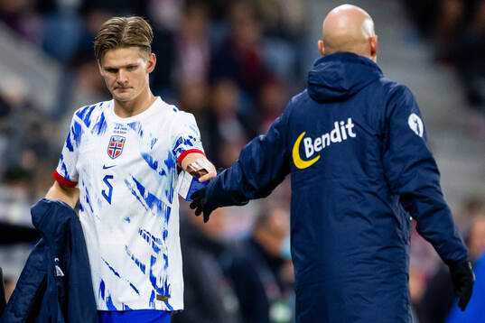David Møller Wolfe and Ståle Solbakken, head coach of