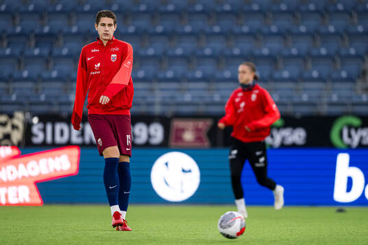 Eivind Fauske Helland of Norway warms up