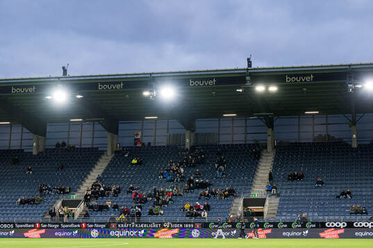 Spectators in the stands