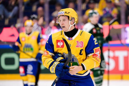 Martin Rönnild of Storhamar looks dejected