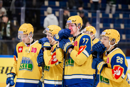 Sverre Rönningen of Storhamar looks dejected