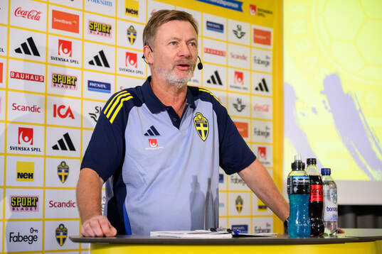 Head coach peter Gerhardsson of the Swedish women's