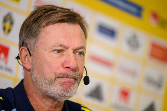 Head coach peter Gerhardsson of the Swedish women's