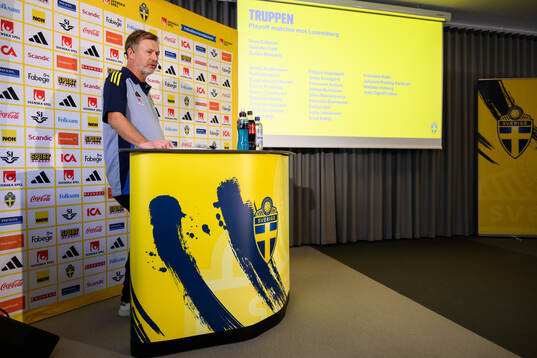 Head coach peter Gerhardsson of the Swedish women's