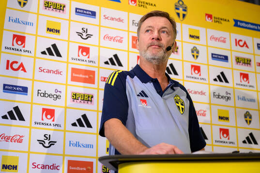 Head coach Peter Gerhardsson of the Swedish women's