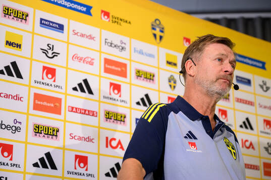 Head coach Peter Gerhardsson of the Swedish women's