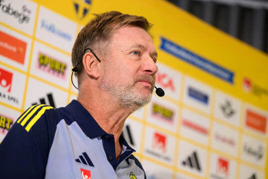Head coach Peter Gerhardsson of the Swedish women's