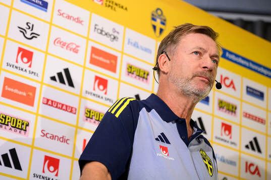 Head coach Peter Gerhardsson of the Swedish women's